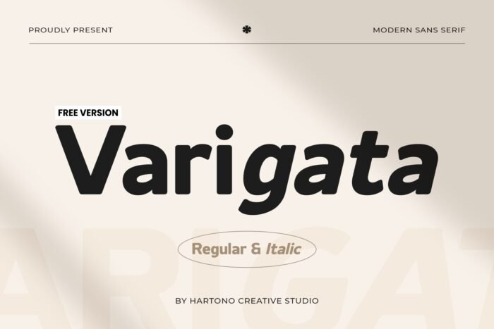 Varigata Free Version - Sans Serif Font